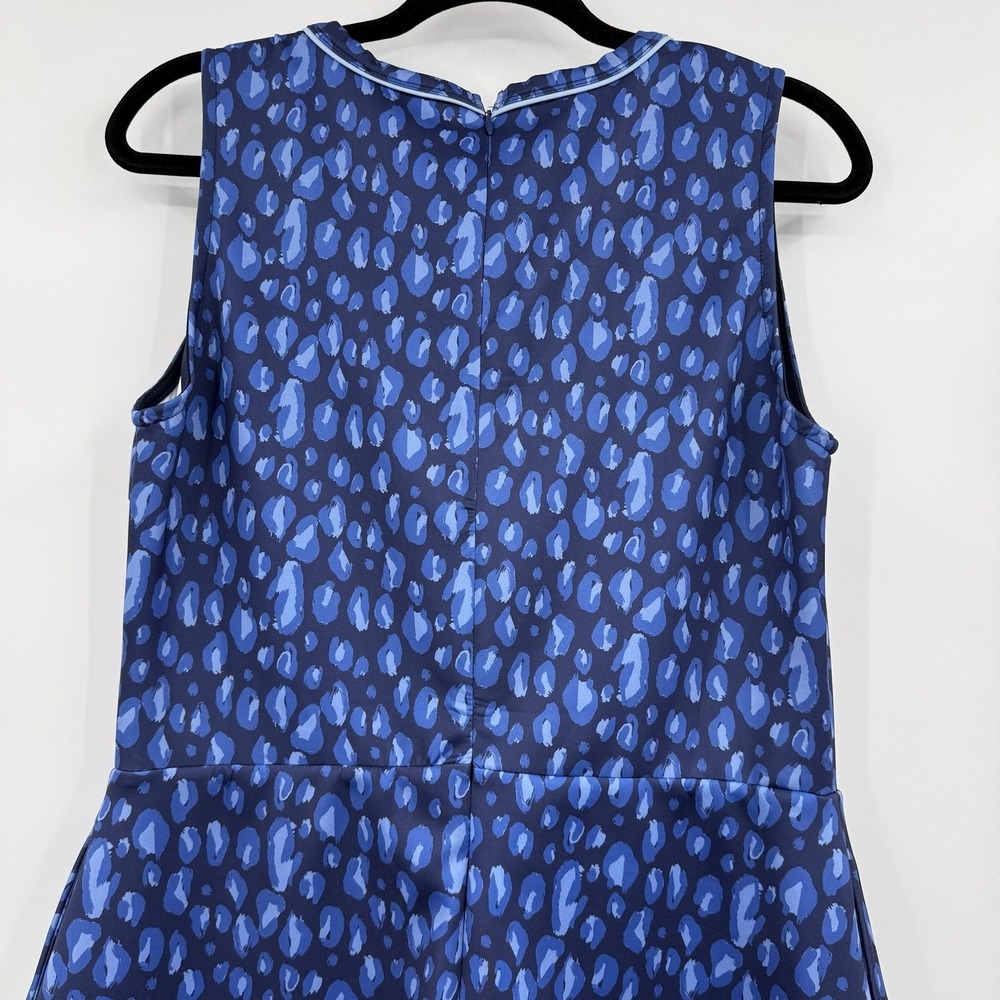 SSyS The Label Romper Dress Womens Large Blue Animal Print Tropical Vacation - Picture 5 of 12